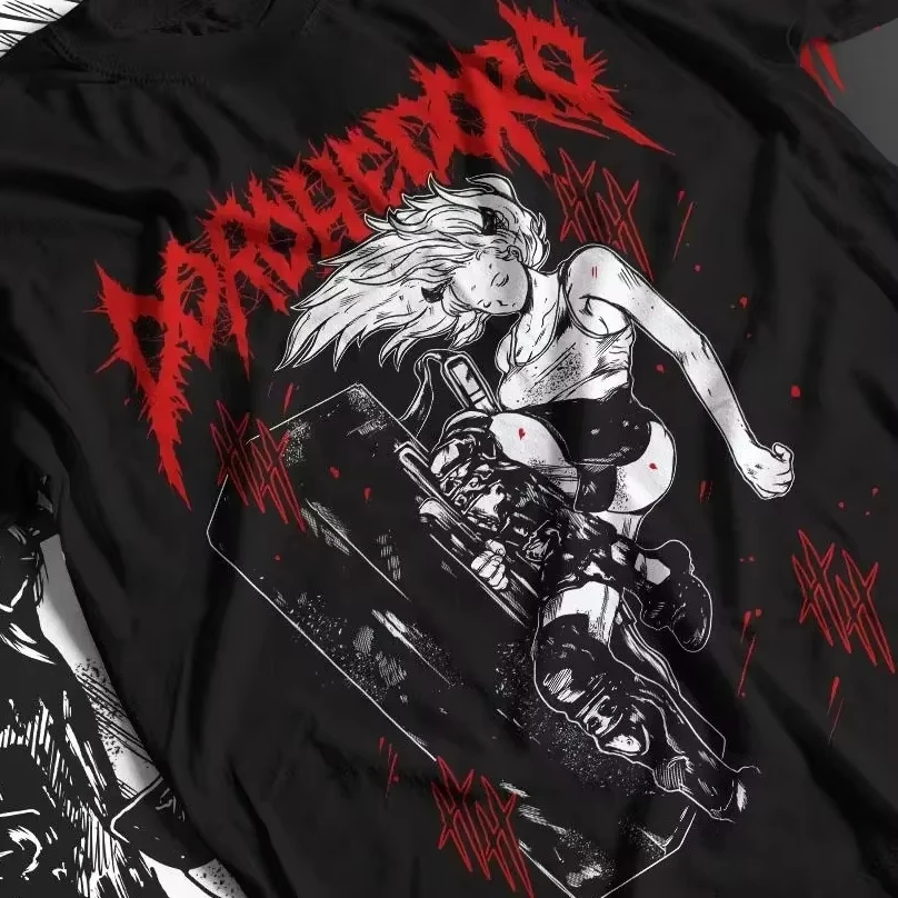 Anime Dorohedoro Graphic Cotton Shirt Men 2026 New Spring Summer Women's Shirts Harajuku Casual Short Sleeve Top Loose Hot Sale