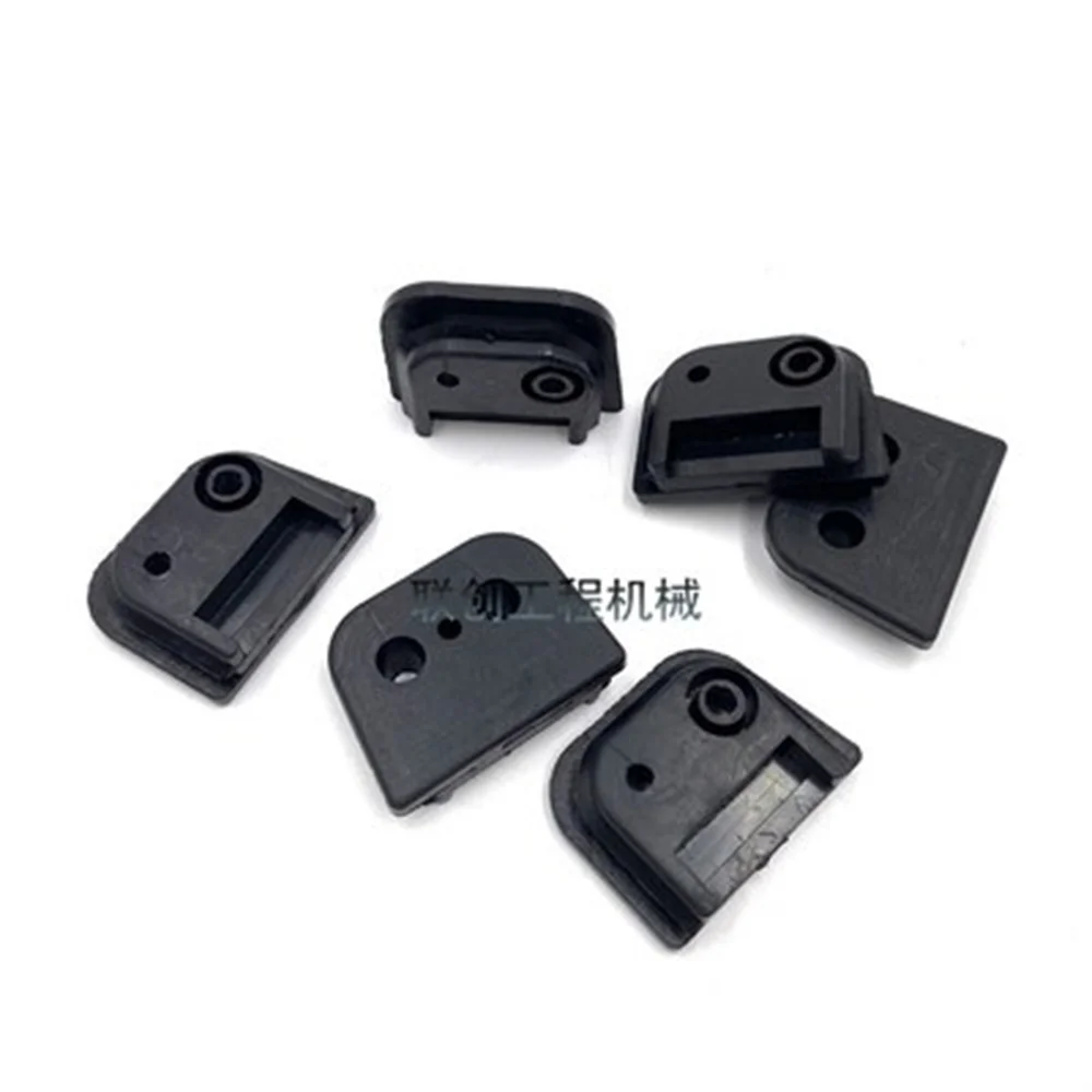 Fuel Injector Rubber Pad D6D Engine High Pressure Oil Pipe Rubber Pad For EC210B/240B Excavator Parts