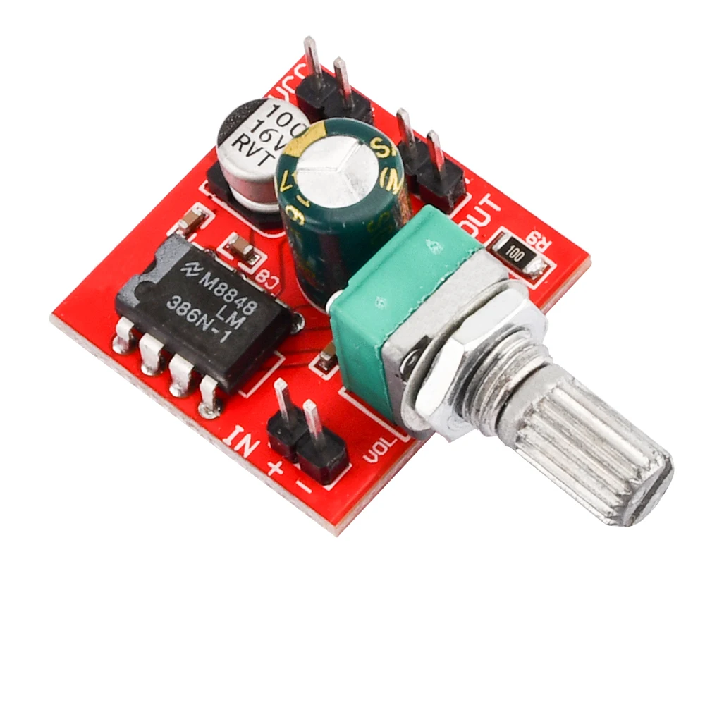 DC4-12V LM386 Power Amplifier Audio Board Mono Sound Amplifier 0.5W Mini Amplificador Speaker Home Sound Theater DIY