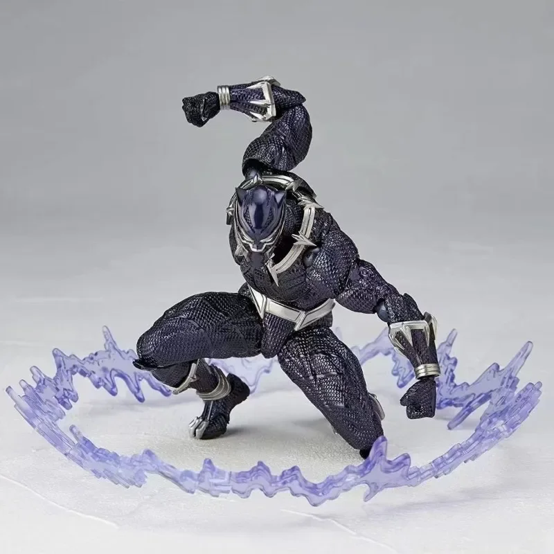 New Marvel series Black Panther children's cute anime cool superhero fist figure character collection toy exquisite ornaments