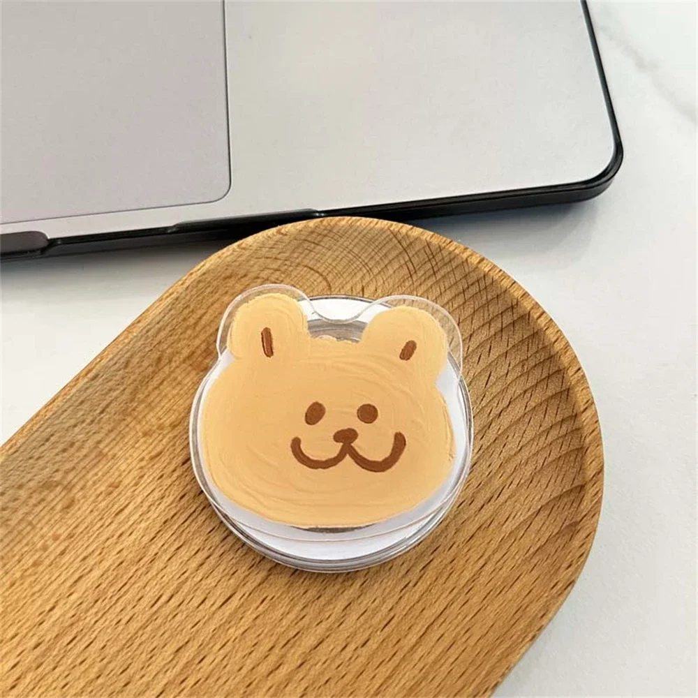 Korean Cute Cartoon Koala Bear Magnetic Attraction Phone Grip Tok Griptok Phone Holder for IPhone 15 14 Phone Pro Max Stand Hold