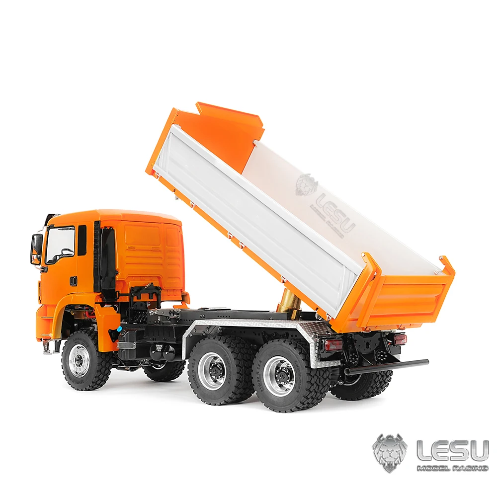 

LESU 1/14 6x6 RC Гидравлический самосвал TGS Металлический самосвал RTR Батарея I6S Радио Автомобиль с дистанционным управлением Самосвал Световые звуковые игрушки