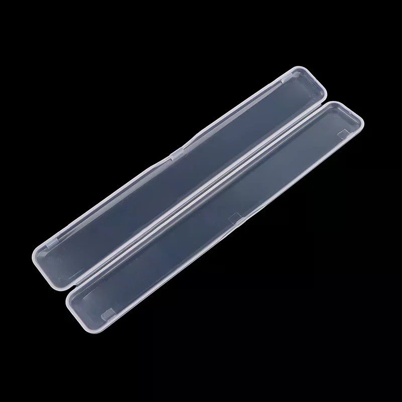 กล่องเก็บของอเนกประสงค์ 1 ชิ้น กล่องใส่ตะไบเล็บแบบใช้แล้วทิ้ง กล่องใส่สำลีแบบใส