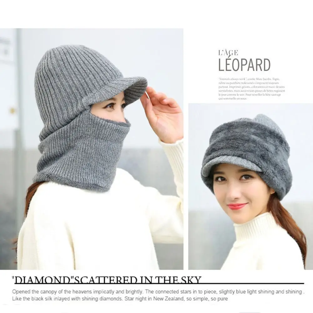 غطاء حماية من الأذنين القطيفة السميكة ، قبعة محبوكة مقاومة للبرد ، قبعة ركوب دافئة خارجية ، جديدة ، شتوية