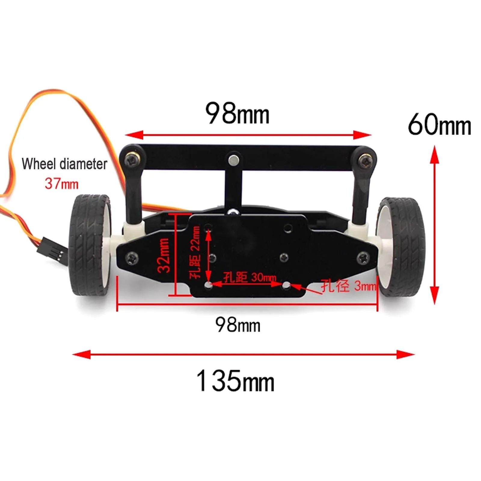 المحور الأمامي التوجيه ZX2 نموذج مؤازر نماذج السيارات الصغيرة نظام التوجيه المواد اليدوية مجموعة توجيه العجلة الأمامية