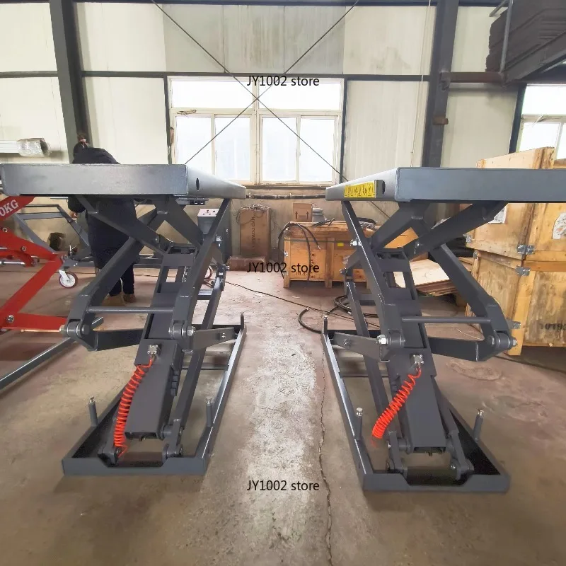 Most Popular 3.5 Tons In-Ground Scissors Car Lift for Garage and Auto Repair Shop