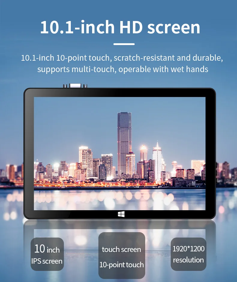 ใหม่ Pipo 4G H10F MINI PC 10.1 นิ้ว 1920*1200 HD Win11 Win10 OS 16G RAM 128G ROM Intel N100 แท็บเล็ต PC BT WIFI RS232 4 * USB 3.0 POE