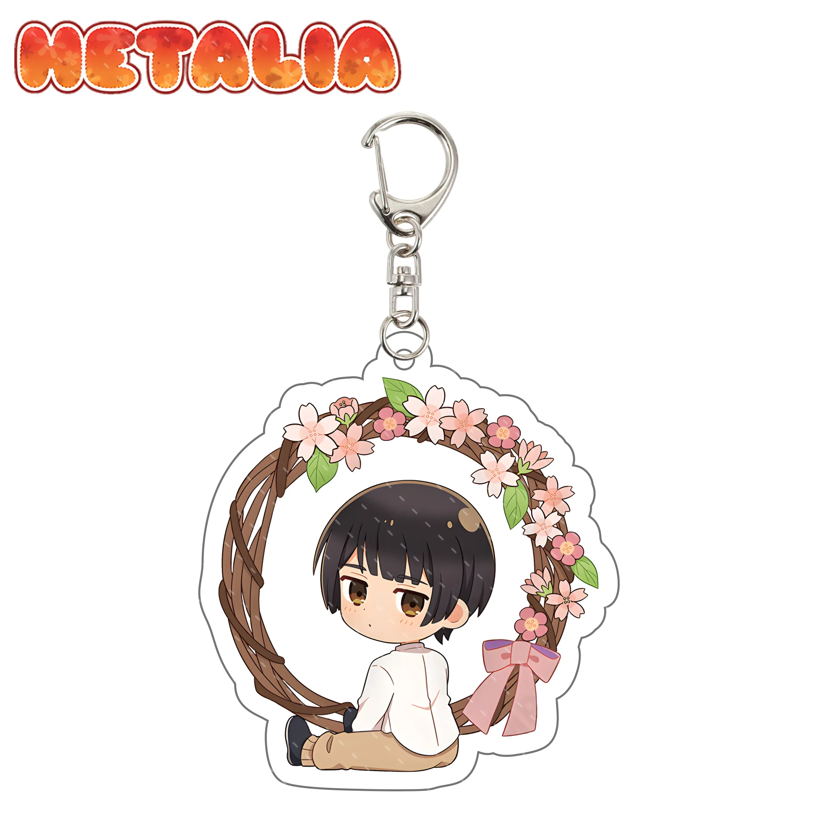 Hetalia العالم نجوم أنيمي سلسلة مفاتيح مصنوعة من الأكريليك شخصيات كرتونية جديدة لودفيغ وانغ ياو إيفان براغينسكي فرانسيس كيرينغ المشجعين مجوهرات هدية #4