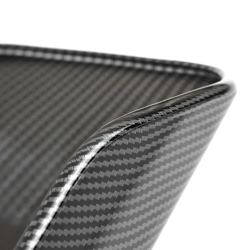 Carbon Fiber Style Car Accessories Central Armrest Box Cover Trim For Porsche Cayenne 2011 2012 2013 2014 2015 2016 2017