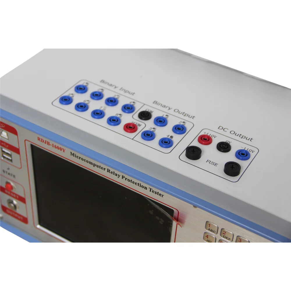 Wrindu RDJB-1600Y Kit de Test d'injecteur de courant secondaire testeur de Protection de relais triphasé Portable ensemble de Test de Protection de relais