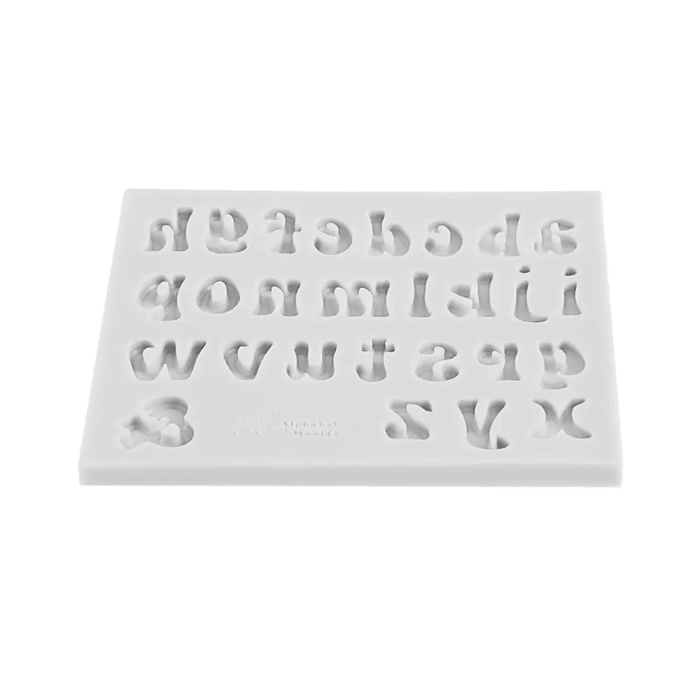 3D Silicone Letter Alphabet Number Cake Mold Fondant Mould Sugar Craft Candle