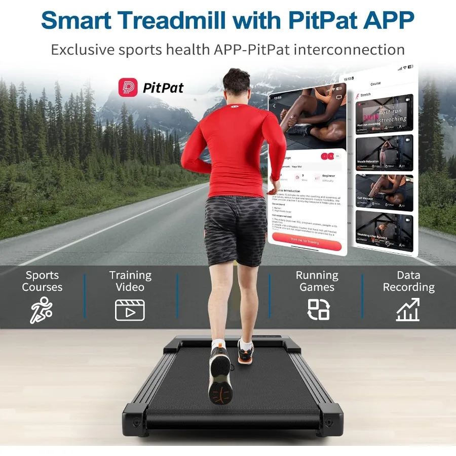 เดียร์รัน 2025 อัพเกรด เดอร์ริ่งแพด -ลู่วิ่งไฟฟ้าอัจฉริยะแบบวางใต้โต๊ะ สำหรับใช้ในบ้าน สำนักงาน และการฝึกออกกำลังกาย พร้อมโปรแกรมรางวัล รุ่น Quick S
