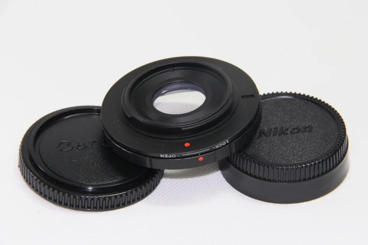 Anillo adaptador de enfoque infinito de cristal para lente canon FD FL a cámara nikon d3 d5 d500 d850 d750 D800 D700 d600 d300 D90 D7200 d5600