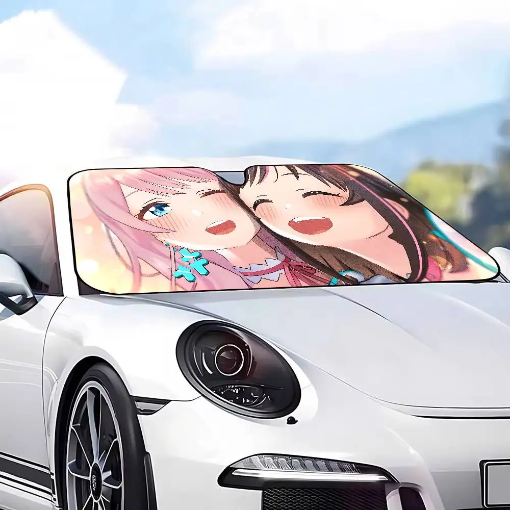 SInger K-Kizuna AI Auto-Sonnenschutz, Vorhänge, Sonnenschutz, Autofenster, Windschutzscheiben-Abdeckung, Sonnenschutz, Auto-Sonnenblende, Autoabdeckungen