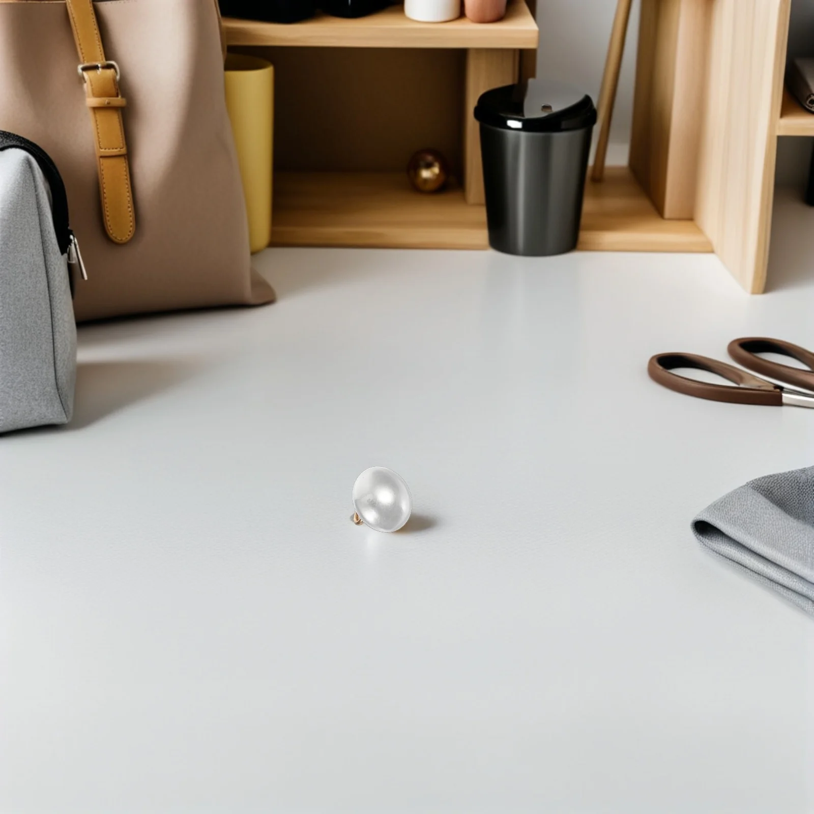 

20Pcs Faux Pearl Buttons Half Domed Metal Shank Classic Round Sewing Buttons for Coat Dress Sewing Crafts Half Domed Button