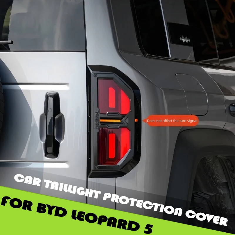 

Car Taillight Protection Cover Fit for BYD Leopard 5 Auto MC Model Rear Taillight Decorative Frame Car Off-road Upgrade Parts