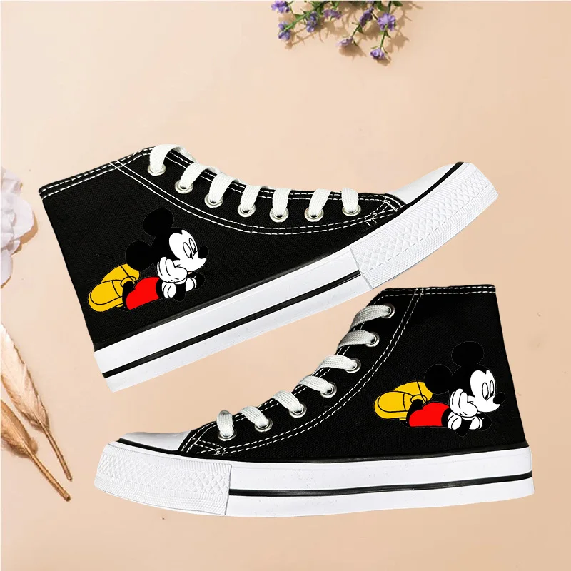 

New Disney cartoon Mickey Mouse cute Canvas Shoes soft sports shoes for girlfriend gift EU size 35-44