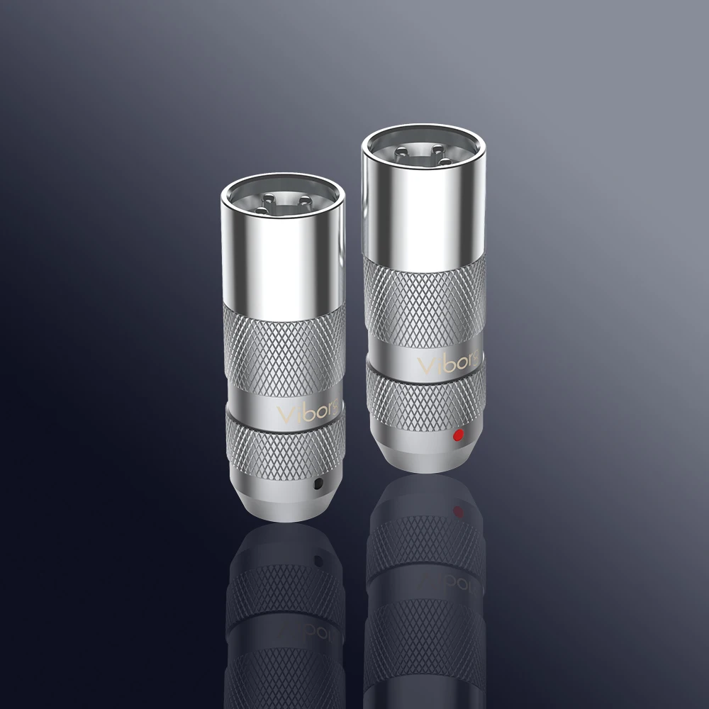 Viborg 99.998% rame puro rodiato connettore XLR spina cavo Audio bilanciamento 3pin