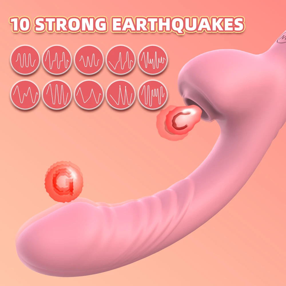 Godemiché vibrateur point G pour femmes, succion clitoridienne, ventouse sous vide, stimulateur de clitoris, jouets sexuels pour adultes, masturbateur