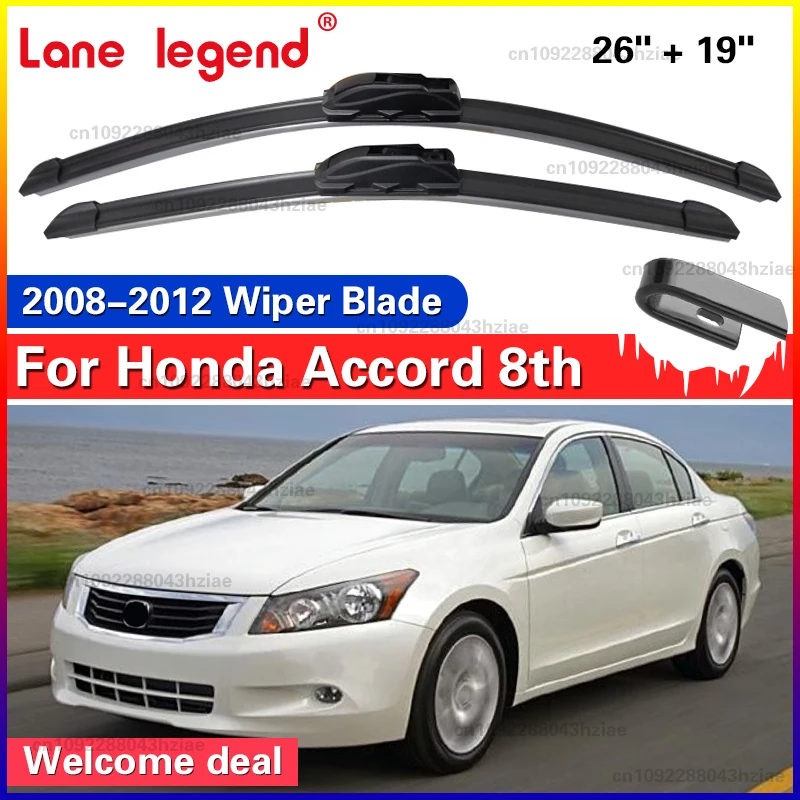 

Для Honda Accord 8 Gen 8 2008-2012 передние щетки стеклоочистителя ветровое стекло щетки для окон аксессуары 2009 2010 2011