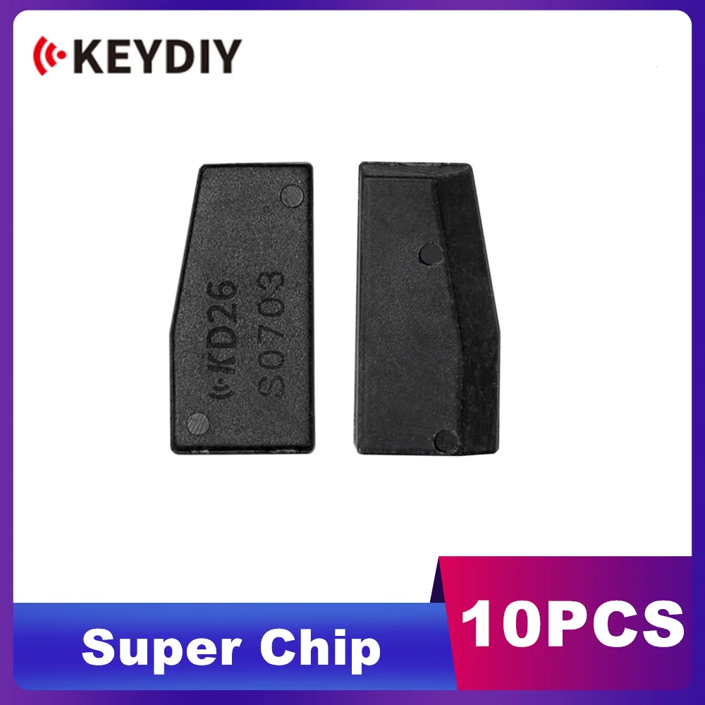 

10PCS KEYDIY D26 Super Chip Supports Generating 8A 8C PCF7935 PCF7936 ID46 ID47 ID48 ID49 ID4D For KD-X2 KD-X4 KD-MAX Tango