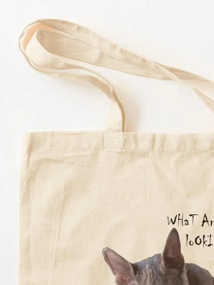 TeamBob says WHaT ArE yOU loOkIng aT?!? Tote Bag tote bag men's Women's tote bag Fabric shopping bags foldable