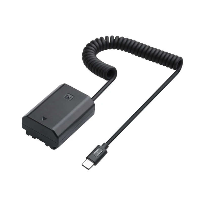 

FZ100 Simulated Battery USB Type-C PD Triggers Line for A7M3 A7M4 A7C Camera Live Streaming Power Supply