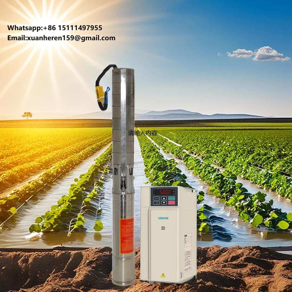 Hot Selling in Saudi Arabia Iraq Submersible Solar Water Pump for Borehole Farmland Irrigation Solar Pumping