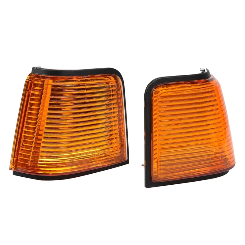 Amber Lens Marker Lights Set For Cutlass Supreme / Calais 442 / GT-350 1987-1988 615343119120, 615343119113