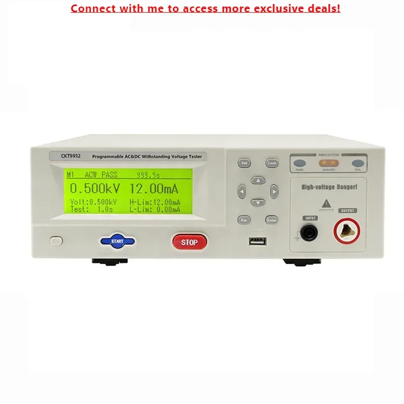 

CKT9912 AC/DC Withstand Voltage Tester ACDC Hipot Tester With Leakage Current Function