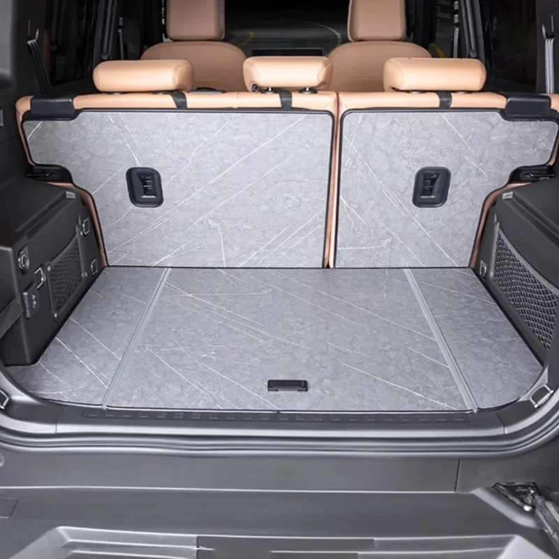 Car Solid Wood Trunk Mat Fit for Jetour Traveller T2 2023-2025 Modified Hidden Trunk Car Small Table Car Interior Accessories