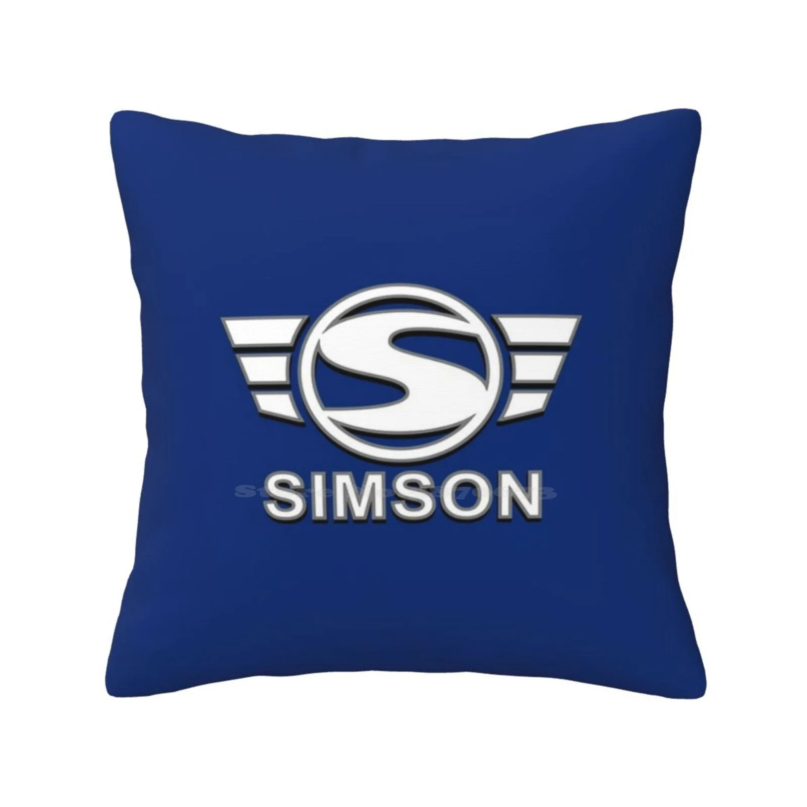 Simson Logo 3D Spezial ( White ) Pillowslip Pillowcase Simson Swallow Kr50 Kr51 P50 P51 P52 Enduro Frizzy Duo Sr50 Simson Star