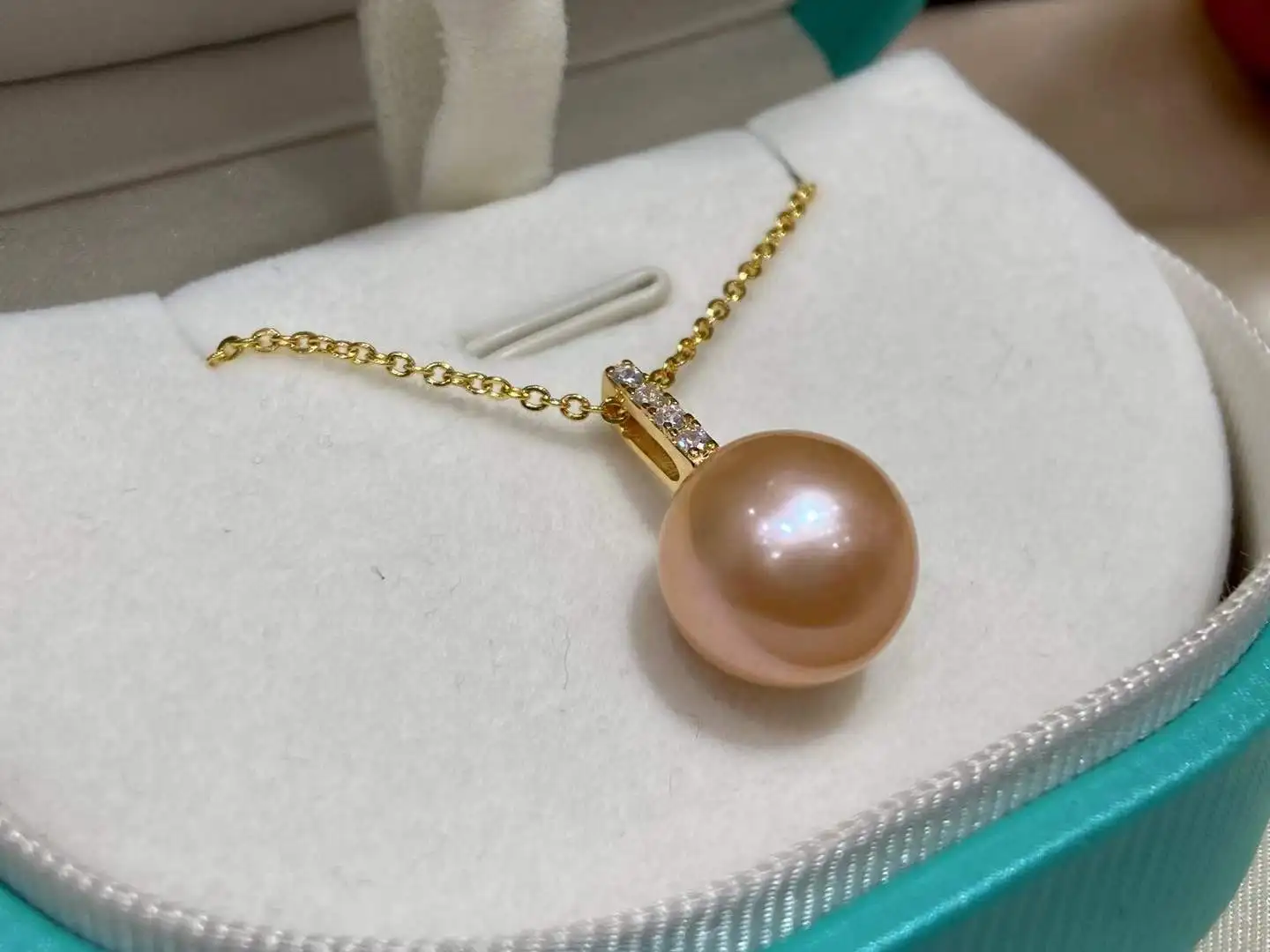 

hr Pearl Pendant Fine Jewellery Sterling Silver 925 12-14mm Freshwater Pearl Pendant Necklace Ladies' Jewellery