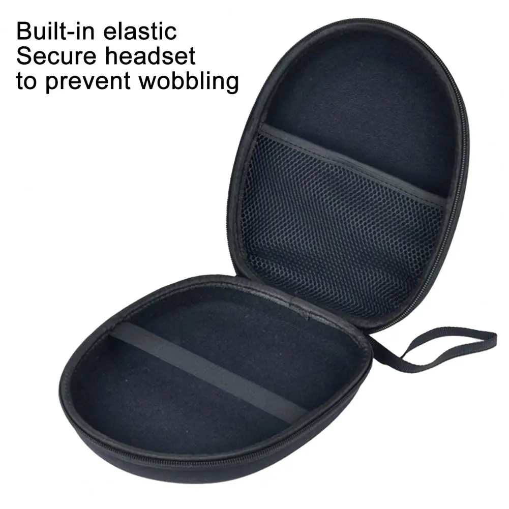 حافظة سماعة رأس مقاومة للصدمات، حافظة سماعة رأس واقية مقاومة للماء مع طبقة شبكية بحبل، سماعة رأس مثالية لـ Edifier