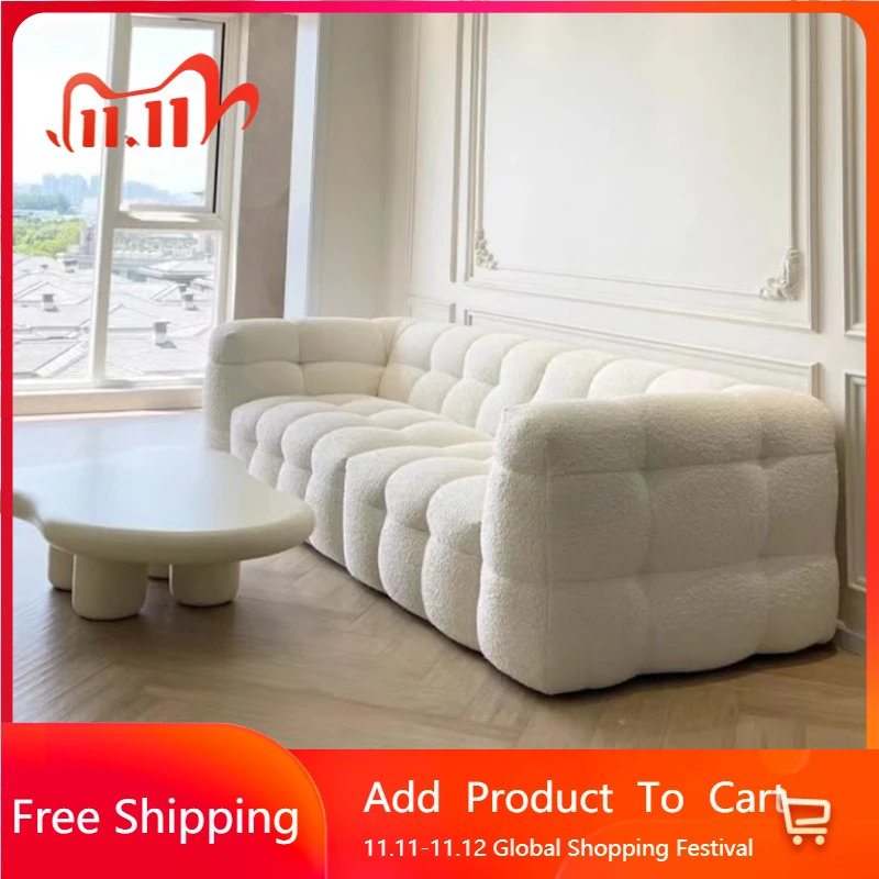 

Minimalist Waterproof Living Room Sofa Modern Couch Elegant Relaxing Living Room Sofa White Puff Sofy Do Salonu Home Furniture
