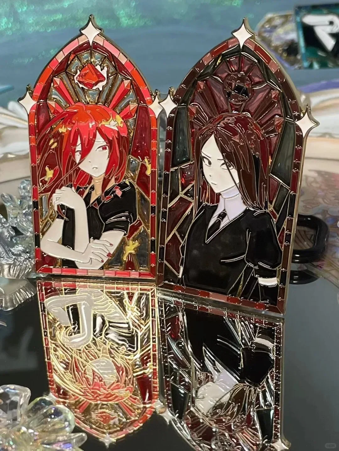 Figurines de Dessin Animé Land of the Lustrous, Support en Acrylique, Accessoires de Jouets, Cadeau, Phxing, Publicité, Cinabre, Diamant