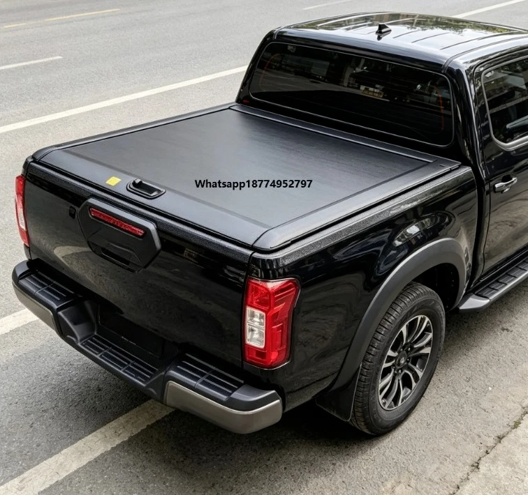 Durable Aluminum Retractable Tonneau Cover Pickup Truck Bed Roll up with Lock Easy Use