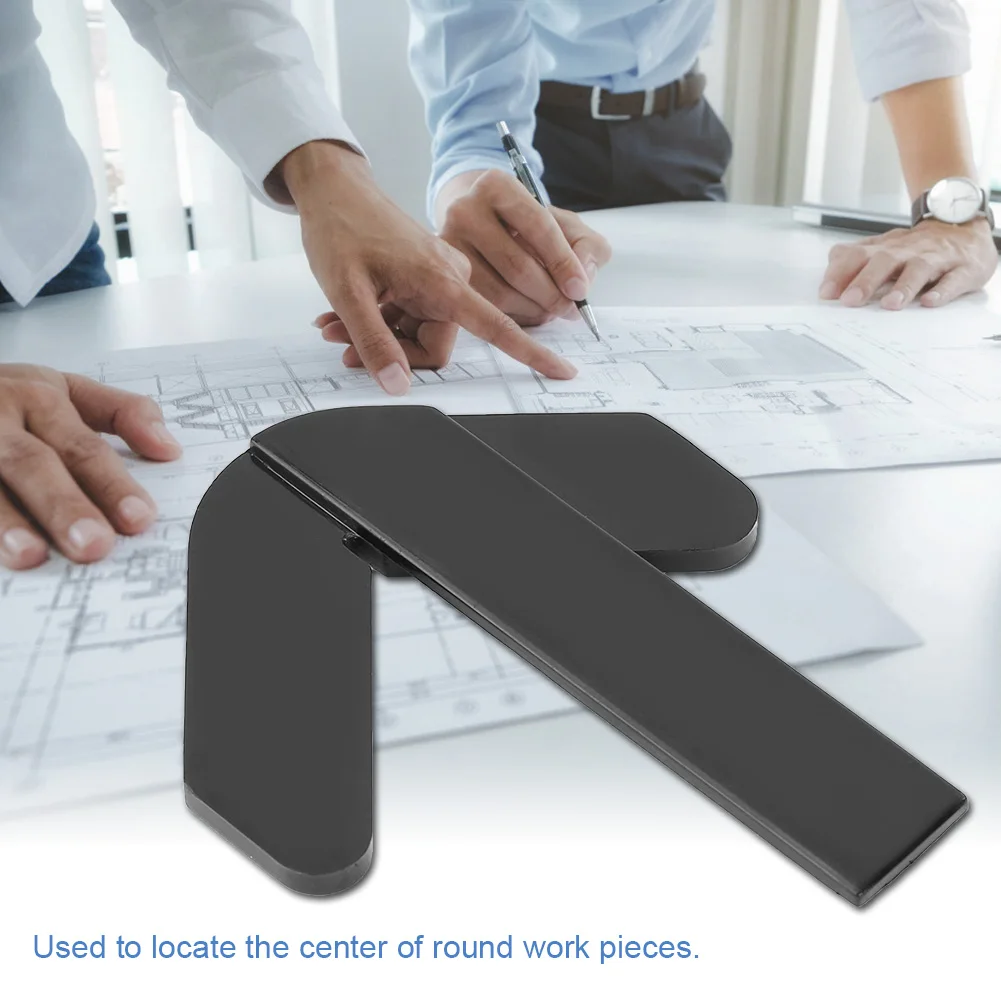 Center Finder Ruler Plastic Center Finder Plastic Center Finder Ruler Z073B Measuring Tool for Mini Lathe Milling Machine