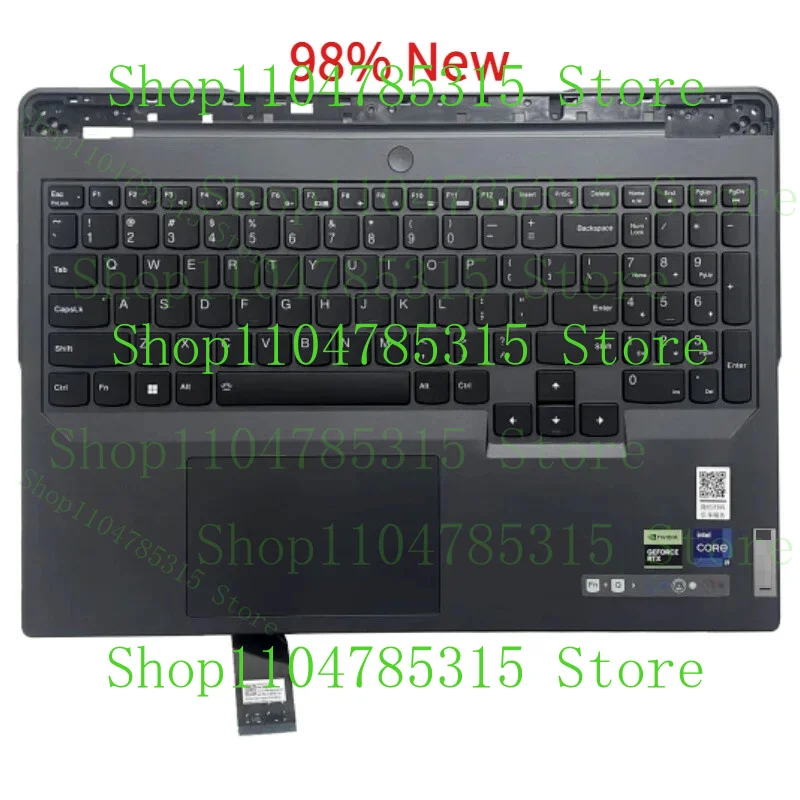 

New For Lenovo Legion Pro 5 16ARX8 Pro 5 16IRX8 US Palmrest Keyboard Backlight 5CB1L30890