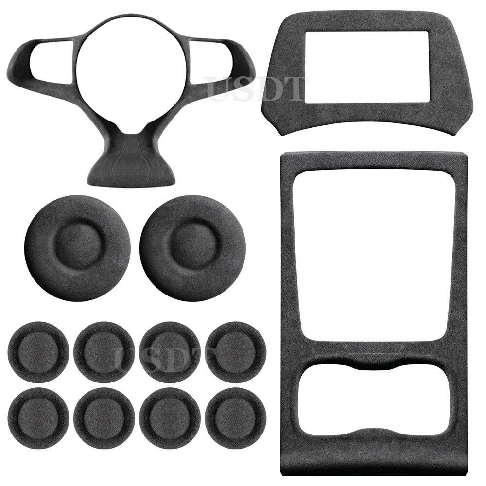 

for BYD ATTO 3 Yuan Plus 2023 2022 2024 Italian Suede Car Central Control Panel Cover Display Screen Frame Air outlet Cover Mat