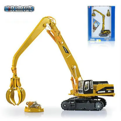 

1:87 Scale Diecast Special Waste Disposal Truck, Crawler Engineering Vehicle Model Simulation Original Car for Adults Gift