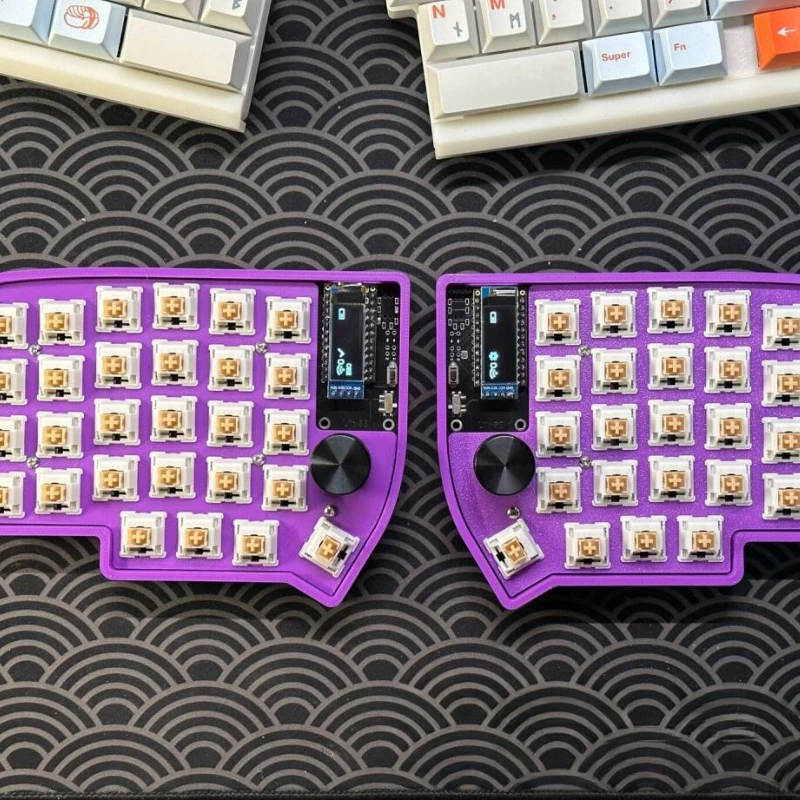 Lily58 Pro Split Keyboard Kit Custom Wired Wireless Bluetooth 5.0