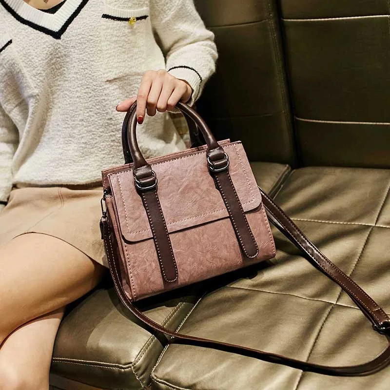 Women's handbag fashion color contrast2024new crossbody large capacity retro trendy elegant wholesale bags