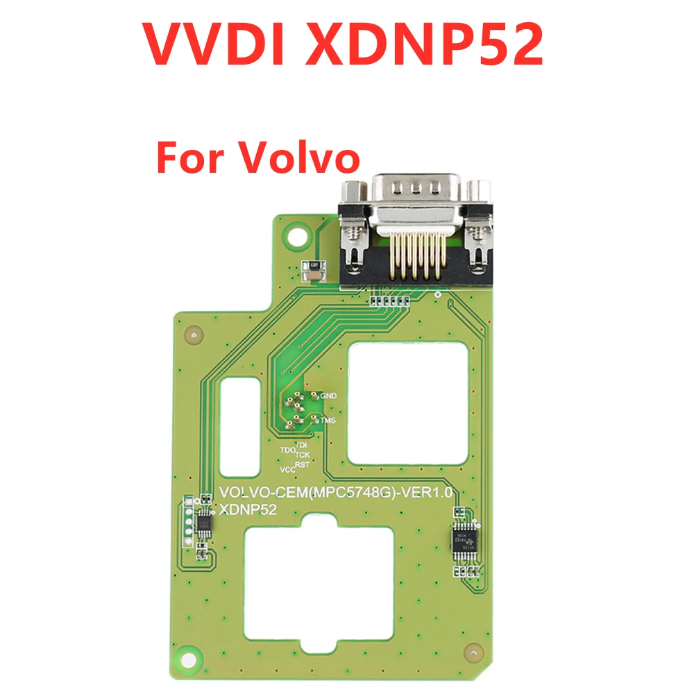 

Best Xhorse VVDI XDNP52 XDNP52GL Solder-Free Adapter For Volvo CEM ( MPC5748G ) Work With MINI PROG KEY TOOL PLUS Pad