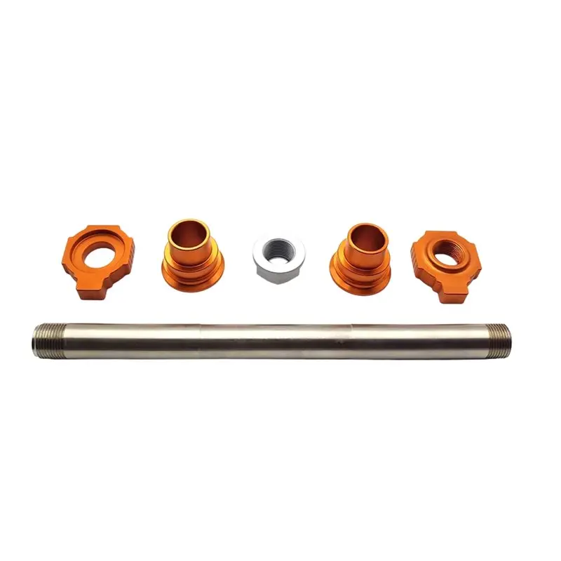 ABOK-Rear Axle Kit Block Nut Wheel Hub Spacer Bushing For EXC EXCF SXF XCF FC FX TC TE 125 250 350 Motorcycles