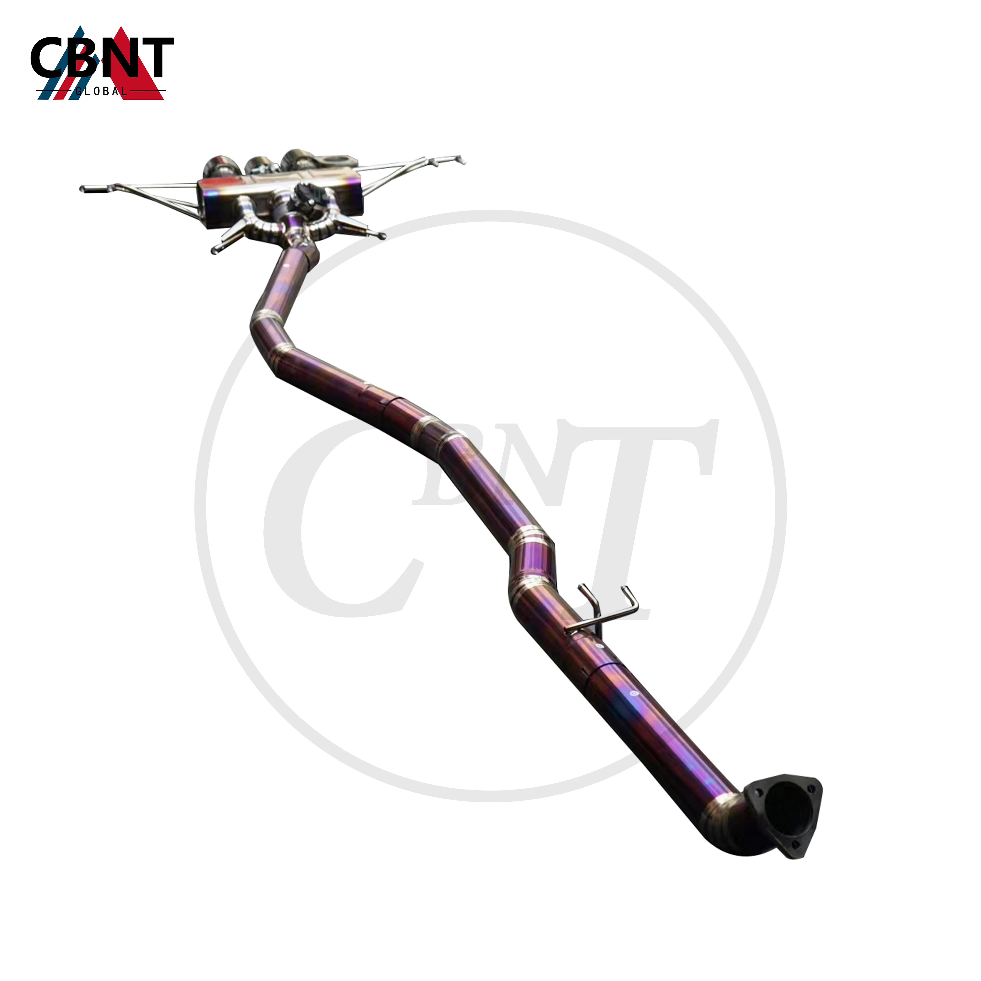 CBNT per Honda Civic Type-R FK8 tubo di scarico con silenziatore valvola sistemi Catback di scarico Valved in lega di titanio TC4 di alta qualità