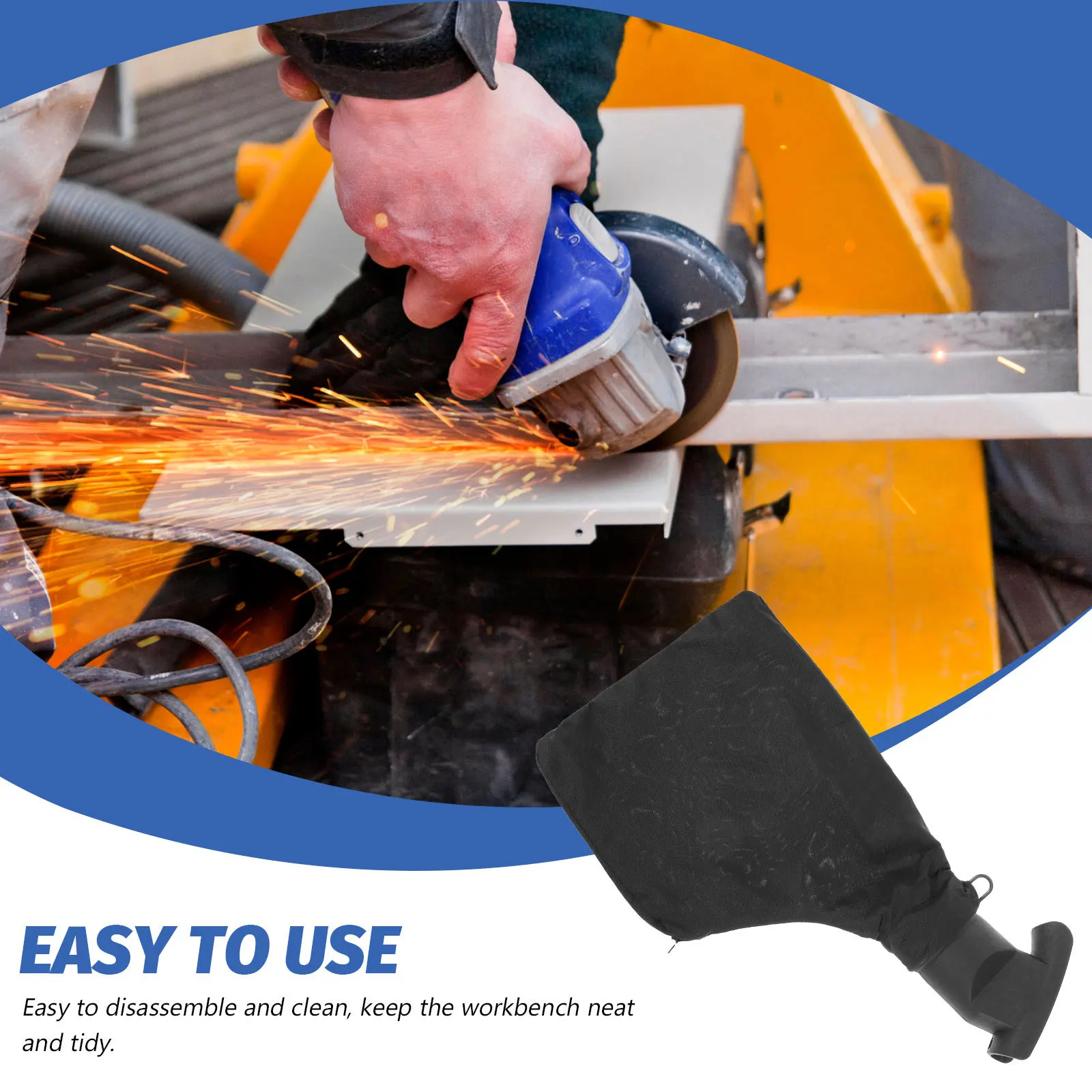 

1Set Dust Collection Bag for 10'' Machine Heavy Duty Fabric Sawdust Bag Easy Install Replacement Tool for Cutting Wood