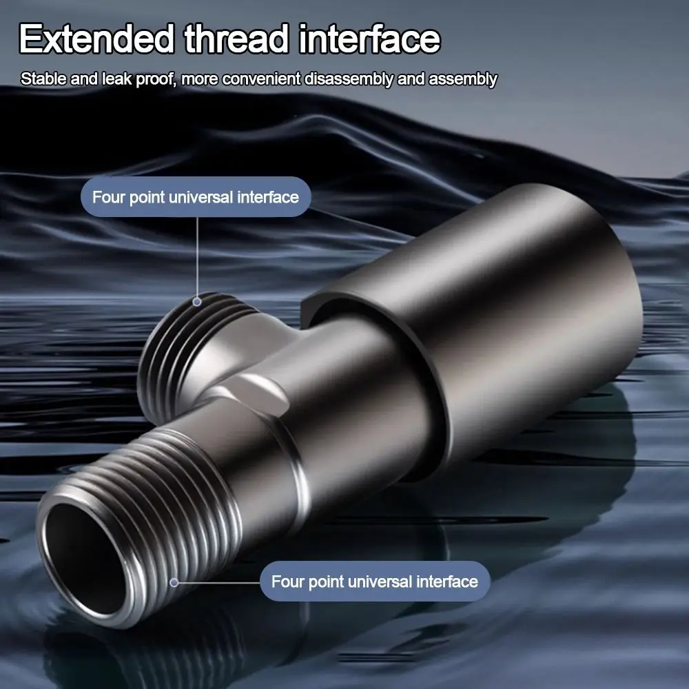 

Креативный медный угловой клапан с резьбой G1/2 дюйма, многофункциональный выпускной клапан для воды, сменный разъем для водопроводного крана, оборудование