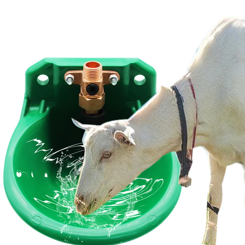 

Sheep Automatic Water Dispenser Goat Copper Valve Water Dispenser Sheep Water Bowl Fittings Pig Water Farm Animals Bowl