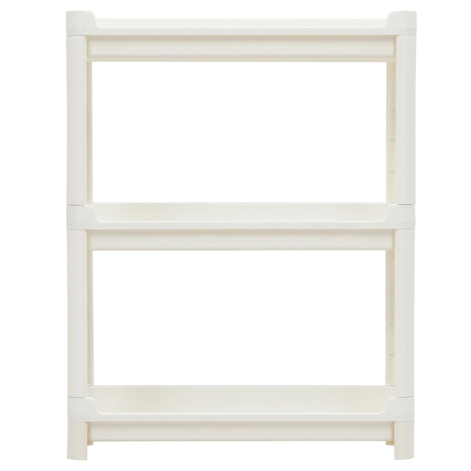 

MultiLayer Plastic Storage Rack Compact Corner Bathroom Kitchen Shelf NonSlip Feet EcoMaterial Storage Organizer